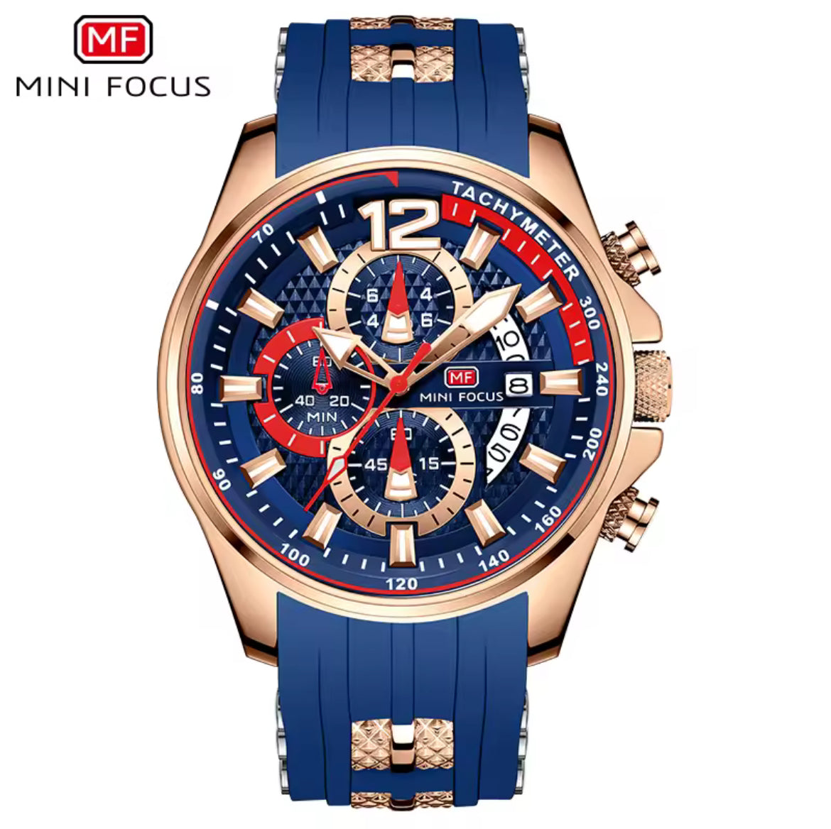 Watch Waterproof Quartz Watch Large Dial Luminous Men's Watch 0350G