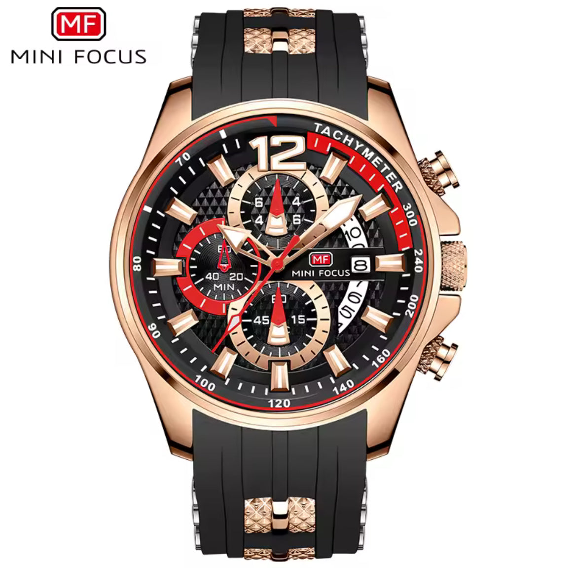 Watch Waterproof Quartz Watch Large Dial Luminous Men's Watch 0350G