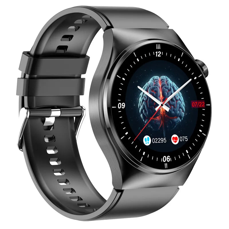 2025 New Laser Therapy Blood Glucose Smart Watch Men Heart Rate Uric Acid Healthy IP68 Waterproof Smartwatch