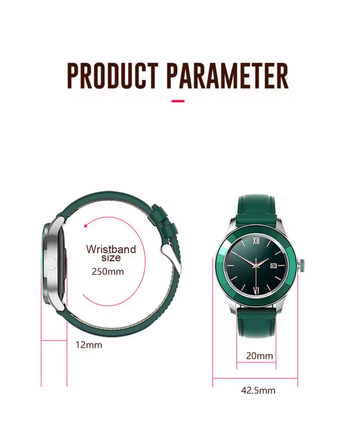 S09 Smart Watch for Men – Round Touch Screen, IP67 Waterproof, Call Reminder, Smart Watch