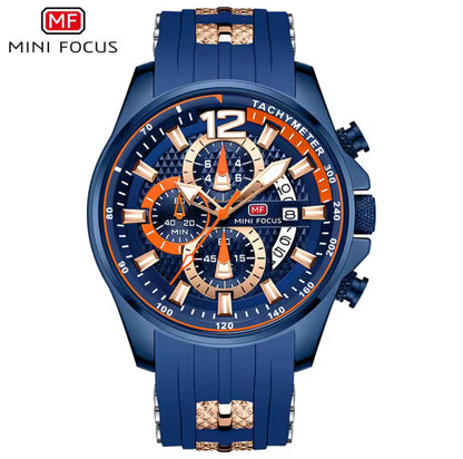 Watch Waterproof Quartz Watch Large Dial Luminous Men's Watch 0350G