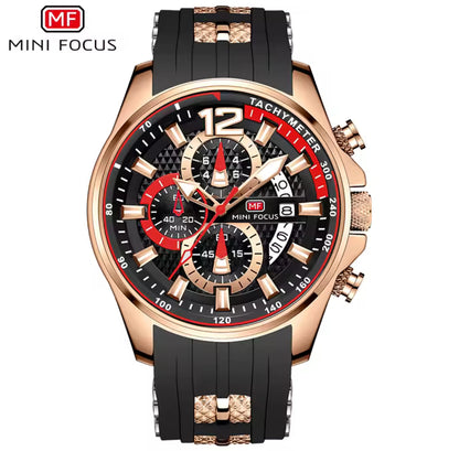 Watch Waterproof Quartz Watch Large Dial Luminous Men's Watch 0350G