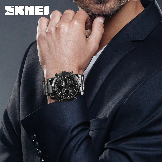 Fashionable Men's Digital Sports Business Watches